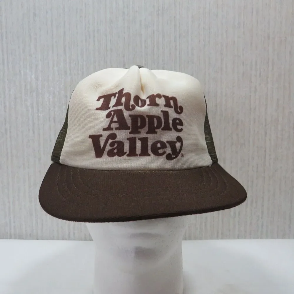 Thornapple Valley Vintage Strapback Brown And White